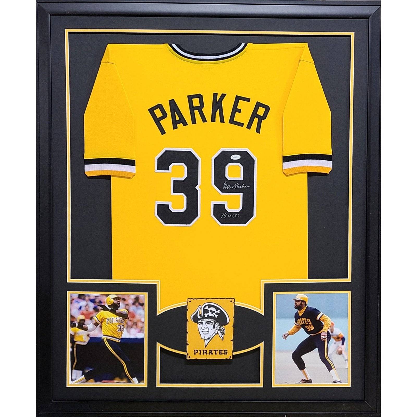 Dave Parker Framed Jersey JSA Autographed Signed Pittsburgh Pirates