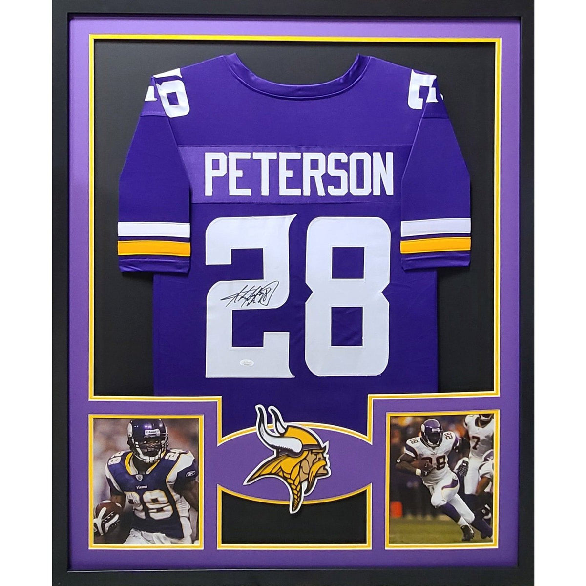 Adrian Peterson Signed Framed Jersey JSA Autographed Minnesota Vikings