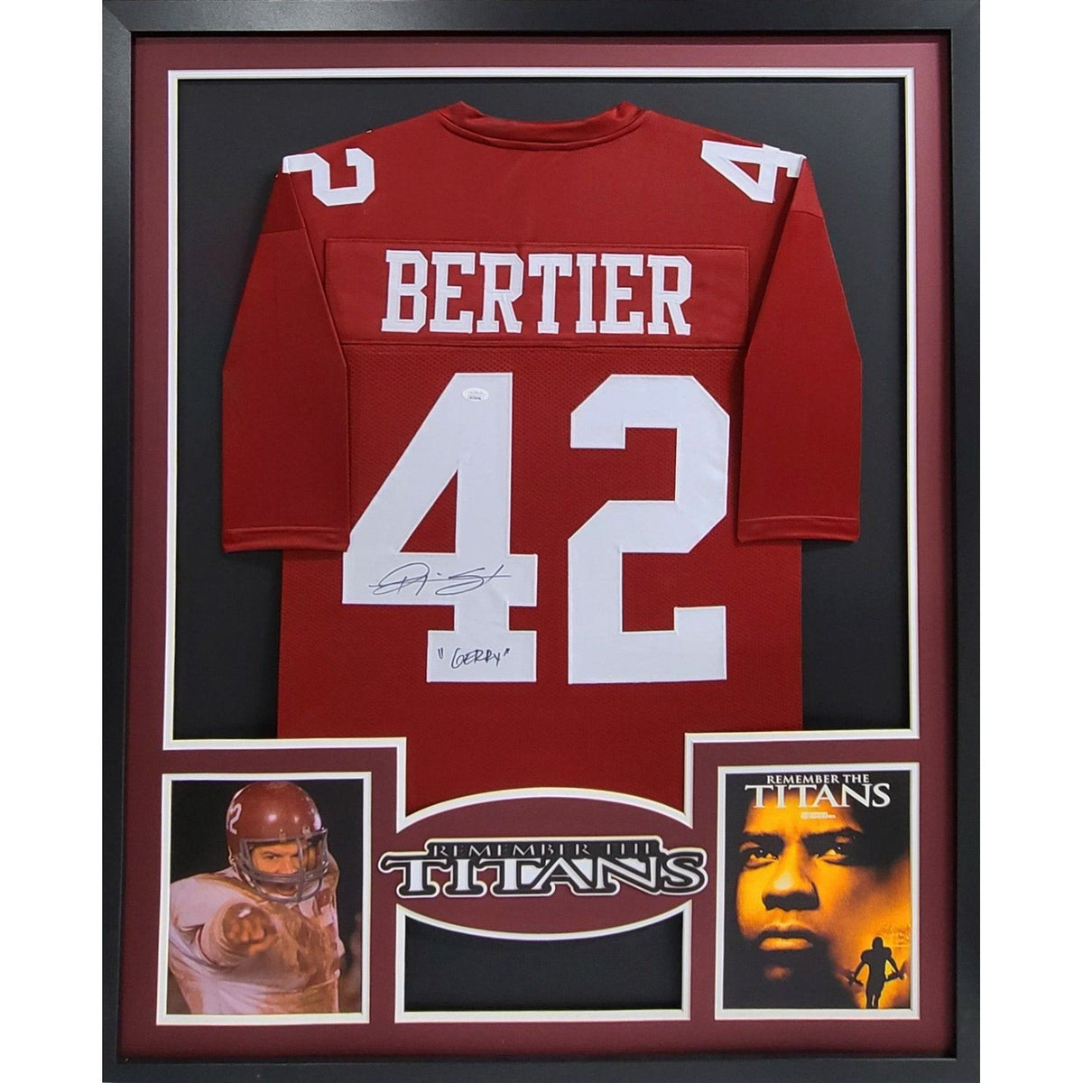 Ryan Hurst Remember The Titans Signed Framed Jersey JSA Autographed