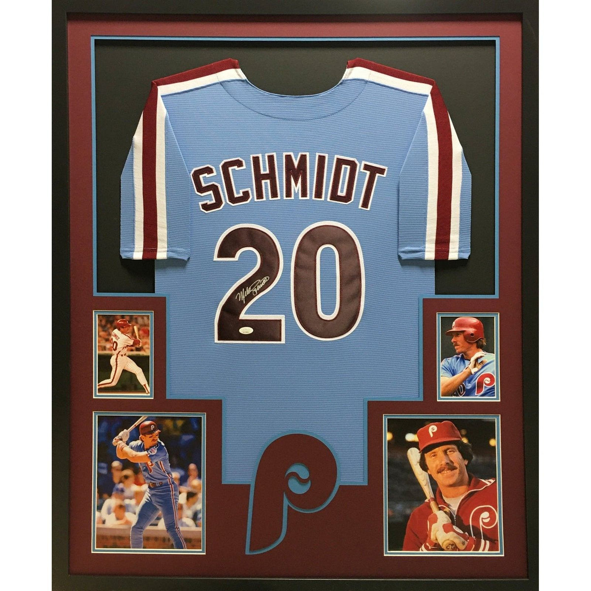 Mike Schmidt Signed Framed Jersey JSA Autographed Philadelphia Phillies