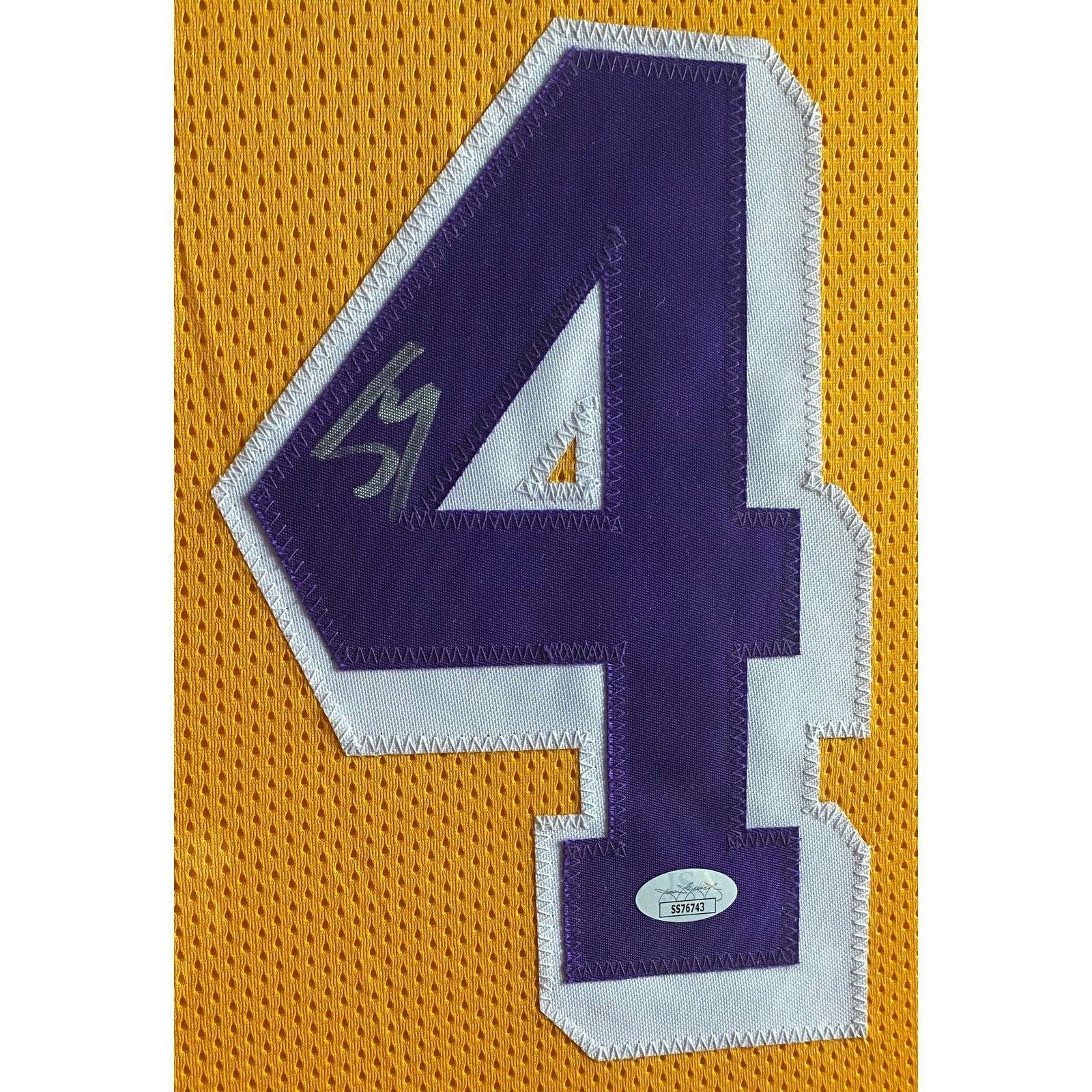 Shaquille O'Neal Signed Framed Jersey Shaq JSA Autographed L.A. Lakers