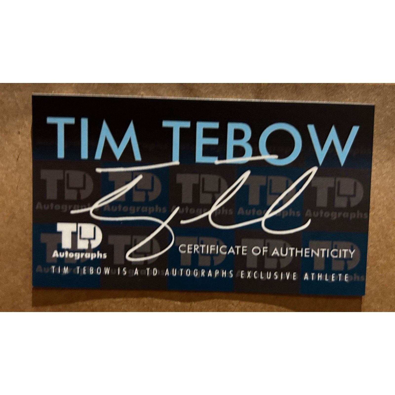 Tim Tebow Framed Jersey Autographed Signed Florida Gators Tebow Authenticated
