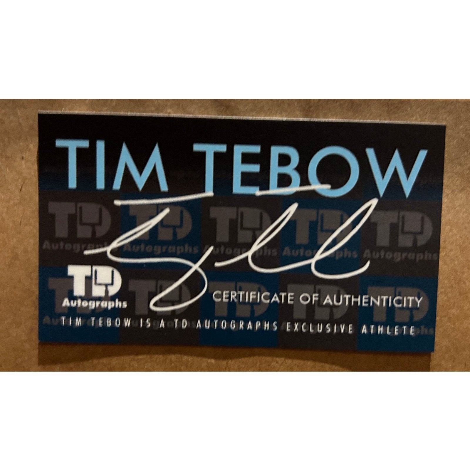 Tim Tebow Framed Jersey Autographed Signed Florida Gators Tebow COA BB2