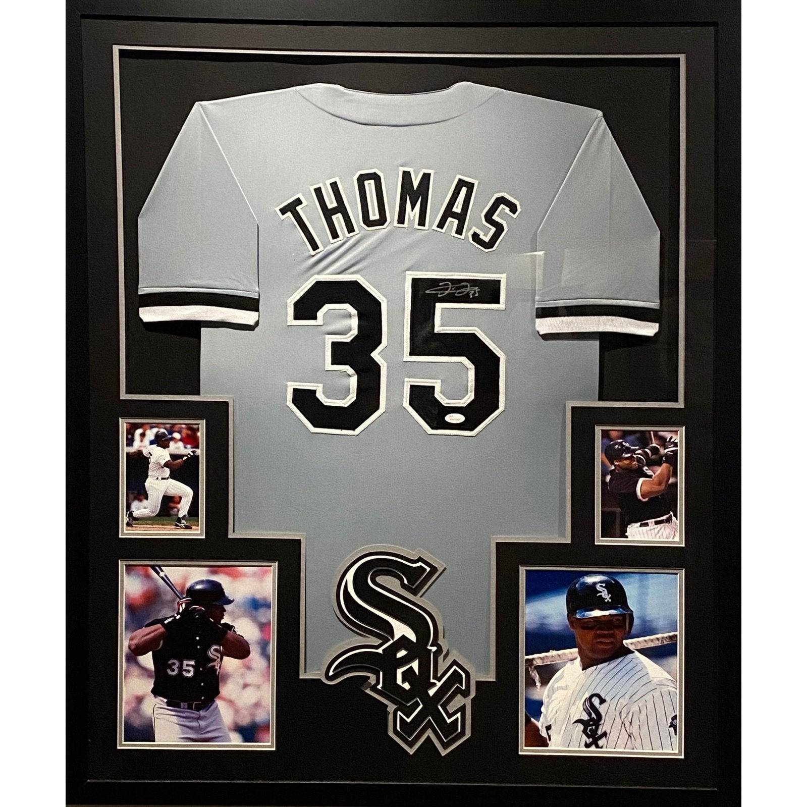 Frank Thomas Framed Jersey JSA Autographed Signed Chicago White Sox