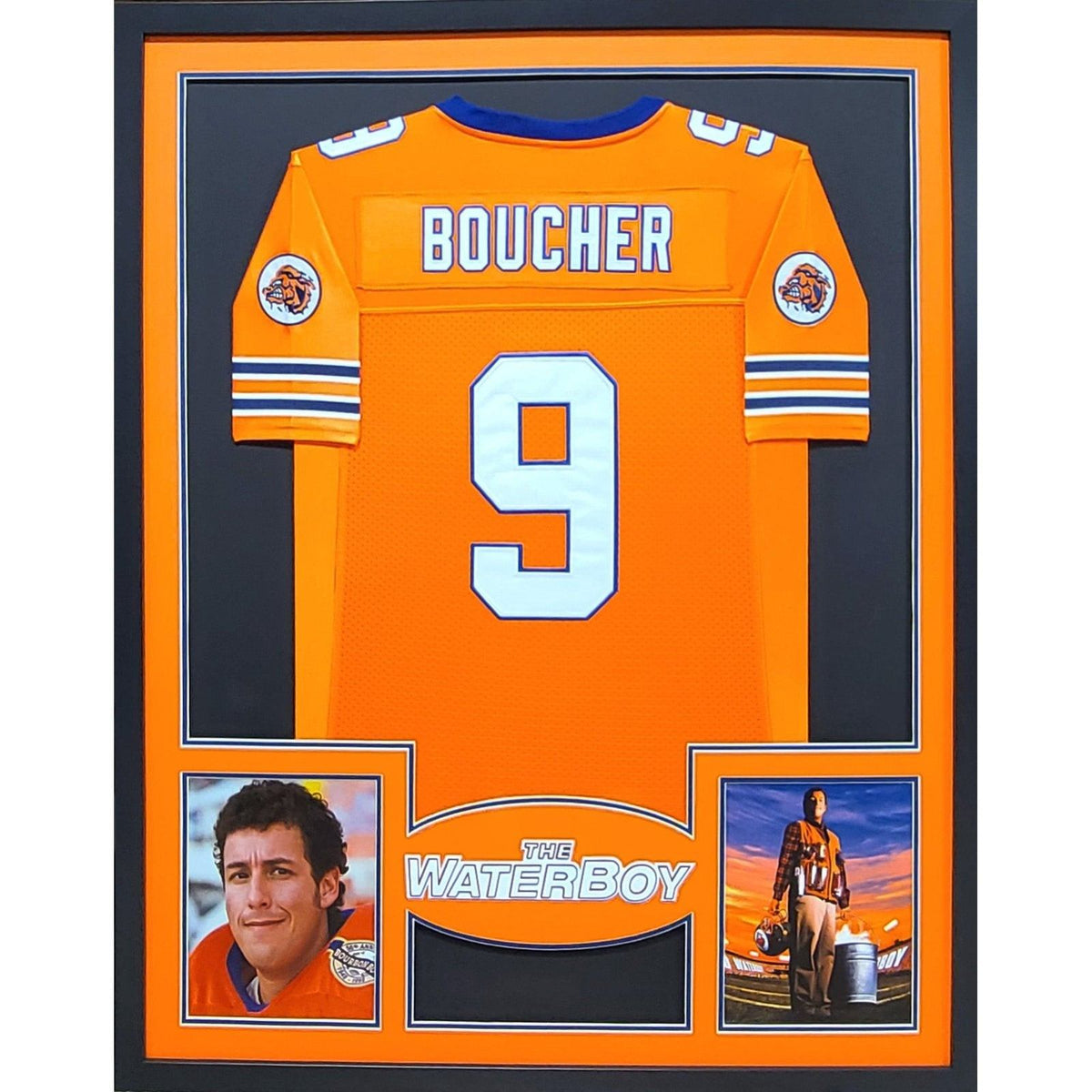 Bobby Boucher UNSIGNED Framed Movie Jersey The Waterboy Adam Sandler