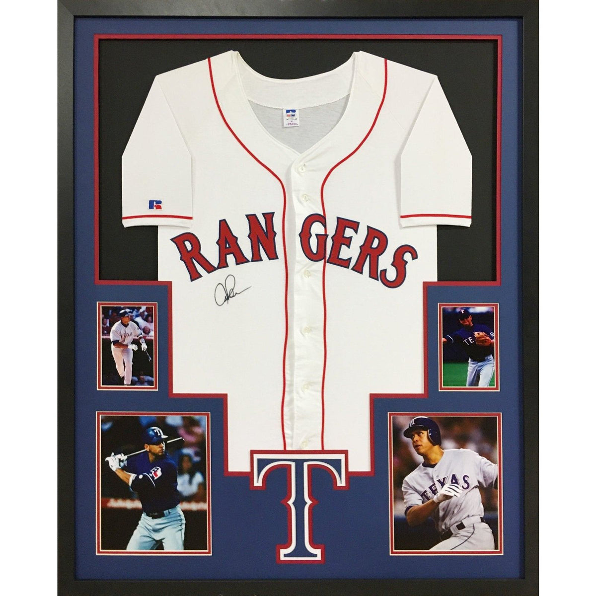 Alex Rodriguez Framed Signed Jersey PSA/DNA Autographed Texas Rangers