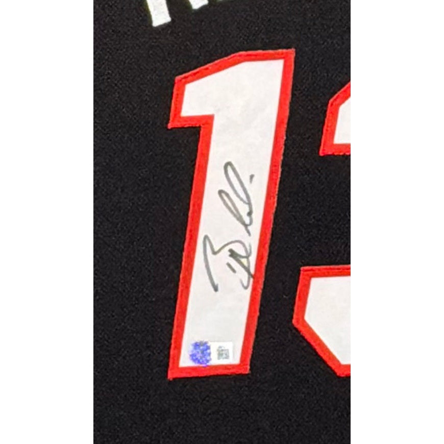 Bam Abedayo Framed Signed Black Jersey Beckett Autographed Miami Heat
