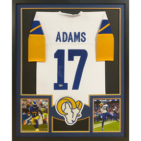 Davante Adams Signed Framed Jersey Beckett Autographed Los Angeles Rams