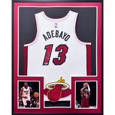 Bam Abedayo Framed Signed Jersey Beckett Autographed Miami Heat