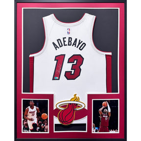 Bam Abedayo Framed Signed Jersey Beckett Autographed Miami Heat