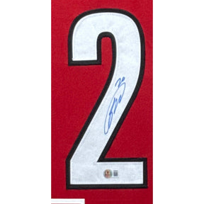 Sebastian Aho Framed Signed Jersey Beckett Autographed Carolina Hurricanes