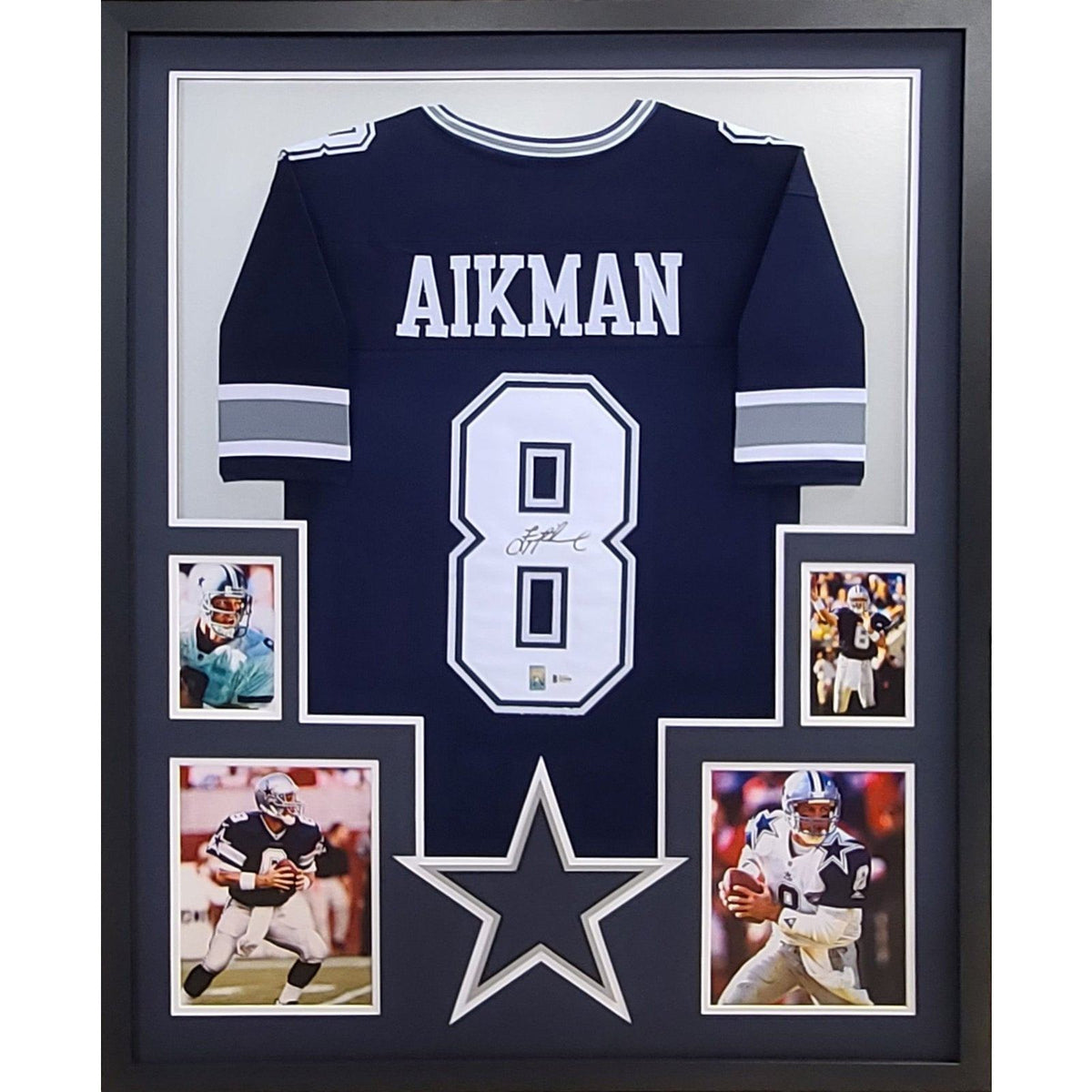 Troy Aikman Signed Jersey Beckett Autographed Dallas Cowboys UCLA