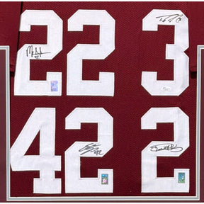 Alabam RB's Henry Lacy Ingram Richardson Framed Signed Jersey COA Autographed