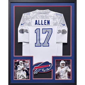 Josh Allen Framed Cold Front Jersey Beckett Autographed Signed Buffalo Bills