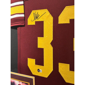 Marcus Allen Framed Signed Jersey Beckett Autographed USC Heisman Winner