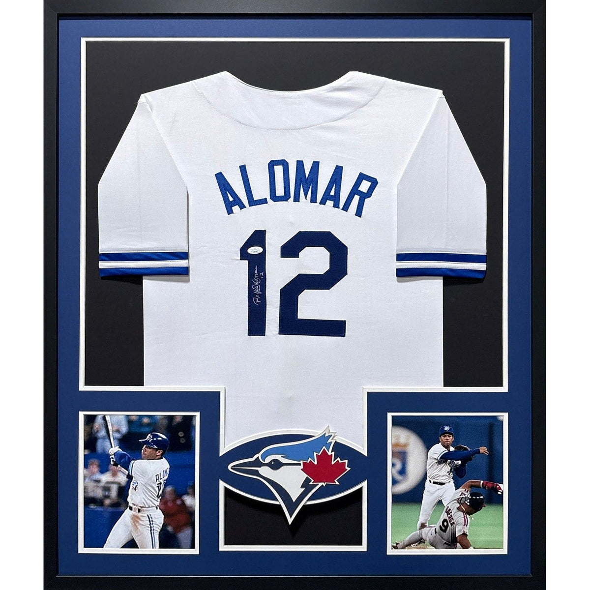 Roberto Alomar Signed Framed Jersey JSA Autographed Toronto Blue Jays NL