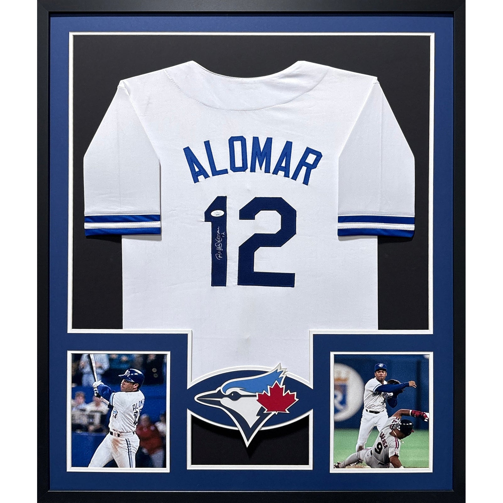 Roberto Alomar Signed Framed Jersey JSA Autographed Toronto Blue Jays NL