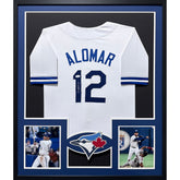 Roberto Alomar Signed Framed Jersey JSA Autographed Toronto Blue Jays NL