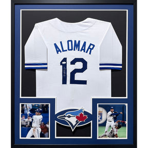 Roberto Alomar Signed Framed Jersey JSA Autographed Toronto Blue Jays NL