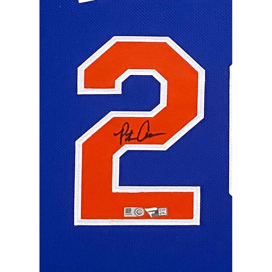 Pete Alonso Framed Signed New York Mets Jersey Fanatics Autographed