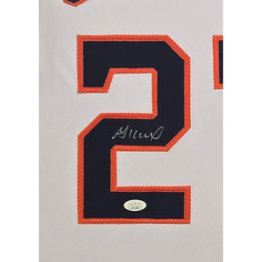 Jose Altuve Gigante Framed Signed Houston Astros Jersey JSA Autographed