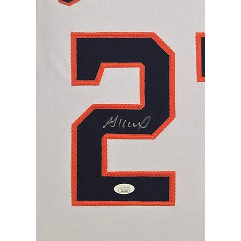 Jose Altuve Gigante Framed Signed Houston Astros Jersey JSA Autographed