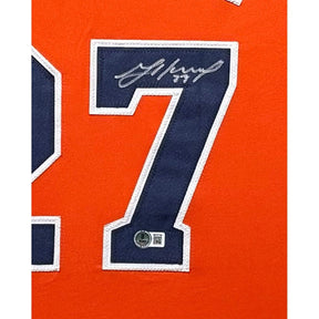 Jose Altuve Framed Signed Houston Astros Orange Jersey Beckett Autographed