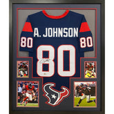 Andre Johnson Framed Signed Jersey Beckett Autographed Houston Texans