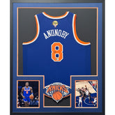 OG Anunoby Framed Blue Jersey Beckett Autographed Signed Knicks Tip In Picture