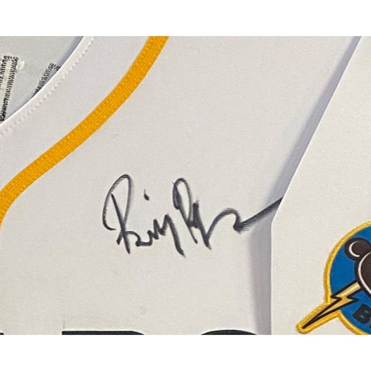 Bad News Bears Framed Signed Billy Bob Thornton White Jersey JSA Autographed
