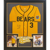 Bad News Bears Framed Signed Billy Bob Thornton Yellow Jersey JSA Autographed