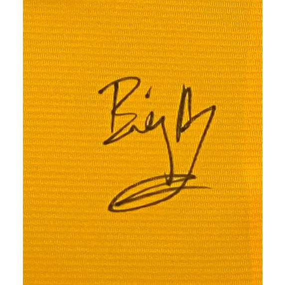 Bad News Bears Framed Signed Billy Bob Thornton Yellow Jersey JSA Autographed