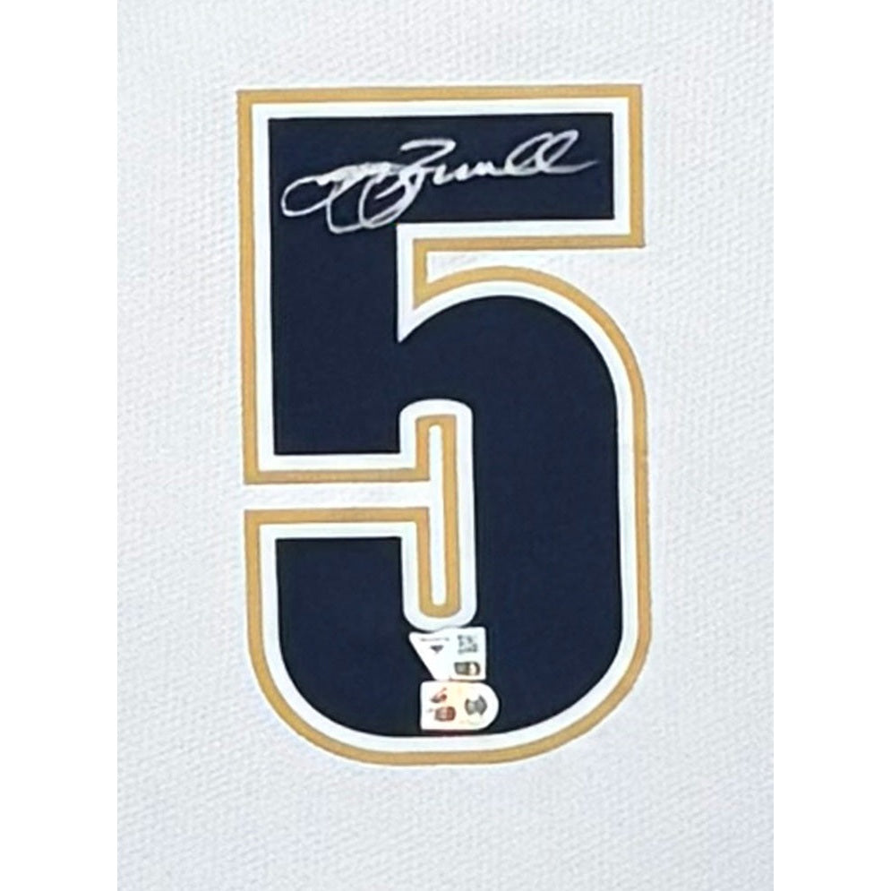 Jeff Bagwell Framed Signed White Jersey Fanatics Autographed Signed Houston Astros
