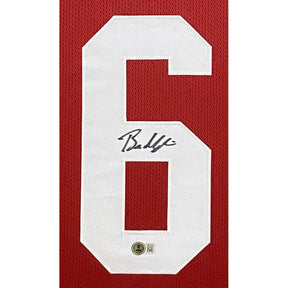 Baker Mayfield Framed Signed Oklahoma OU Jersey Beckett Autographed 4P