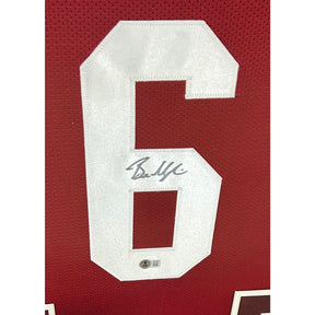 Baker Mayfield Framed Signed Oklahoma OU Jersey Beckett Autographed HW