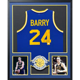 Rick Barry Framed Signed Jersey JSA Autographed Golden State Warriors