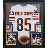 1985 "85" Bears Framed Jersey JSA COA Autographed Chicago Signed by 12