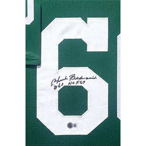 Chuck Bednarik Framed Signed Eagles Jersey Beckett Autographed SS