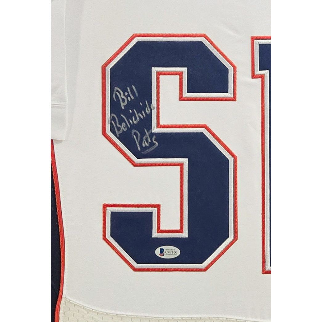 Bill Belichick Framed Signed Jersey Beckett COA Autographed Patriots