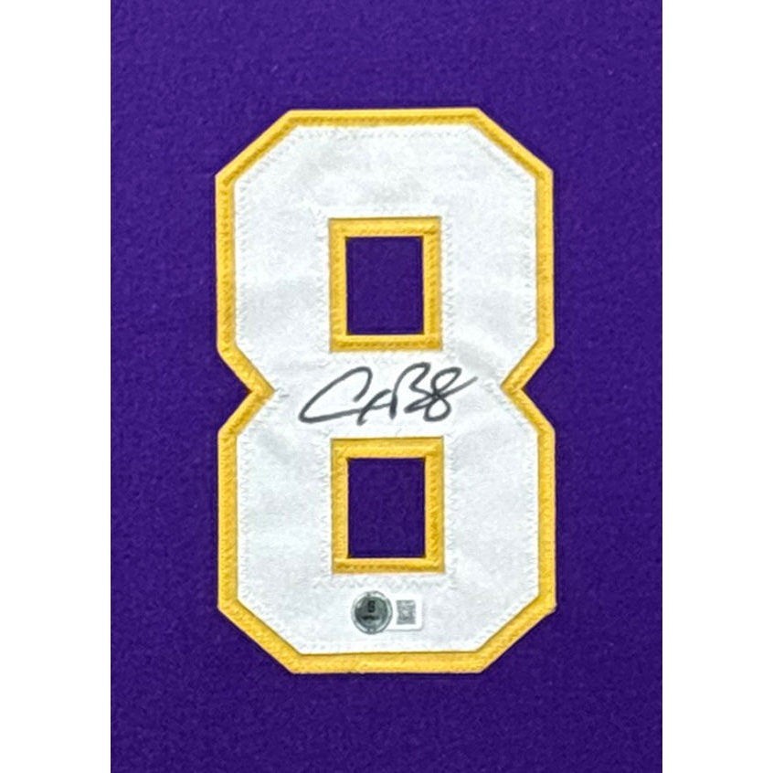 Alex Bergman Framed Signed Jersey Beckett LSU Tigers Autographed