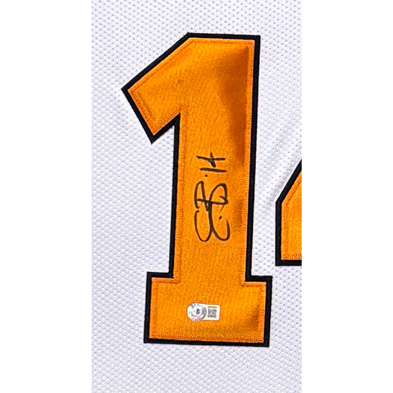 Eric Berry Framed White Jersey Beckett Autographed Signed Tennessee