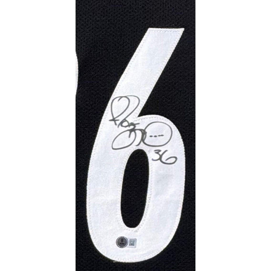 Jerome Bettis Framed Signed Jersey Beckett Autographed Pittsburgh Steelers IH