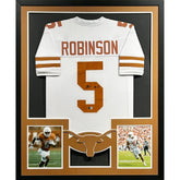 Bijan Robinson Framed Signed Jersey Beckett Autographed Texas Falcons