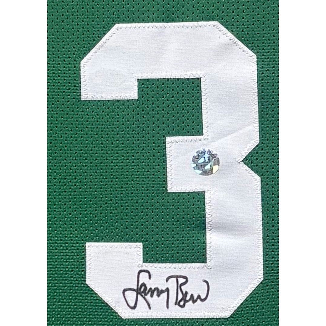 Larry Bird Framed Jersey Bird COA Autographed Signed Boston Celtics