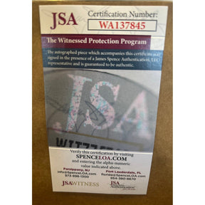 Rocky Bleier Framed Signed White Jersey JSA Autographed Pittsburgh Steelers