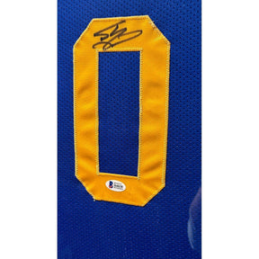 Shaq Framed Signed Jersey Blue Chips Beckett Autographed Shaquille O'Neal