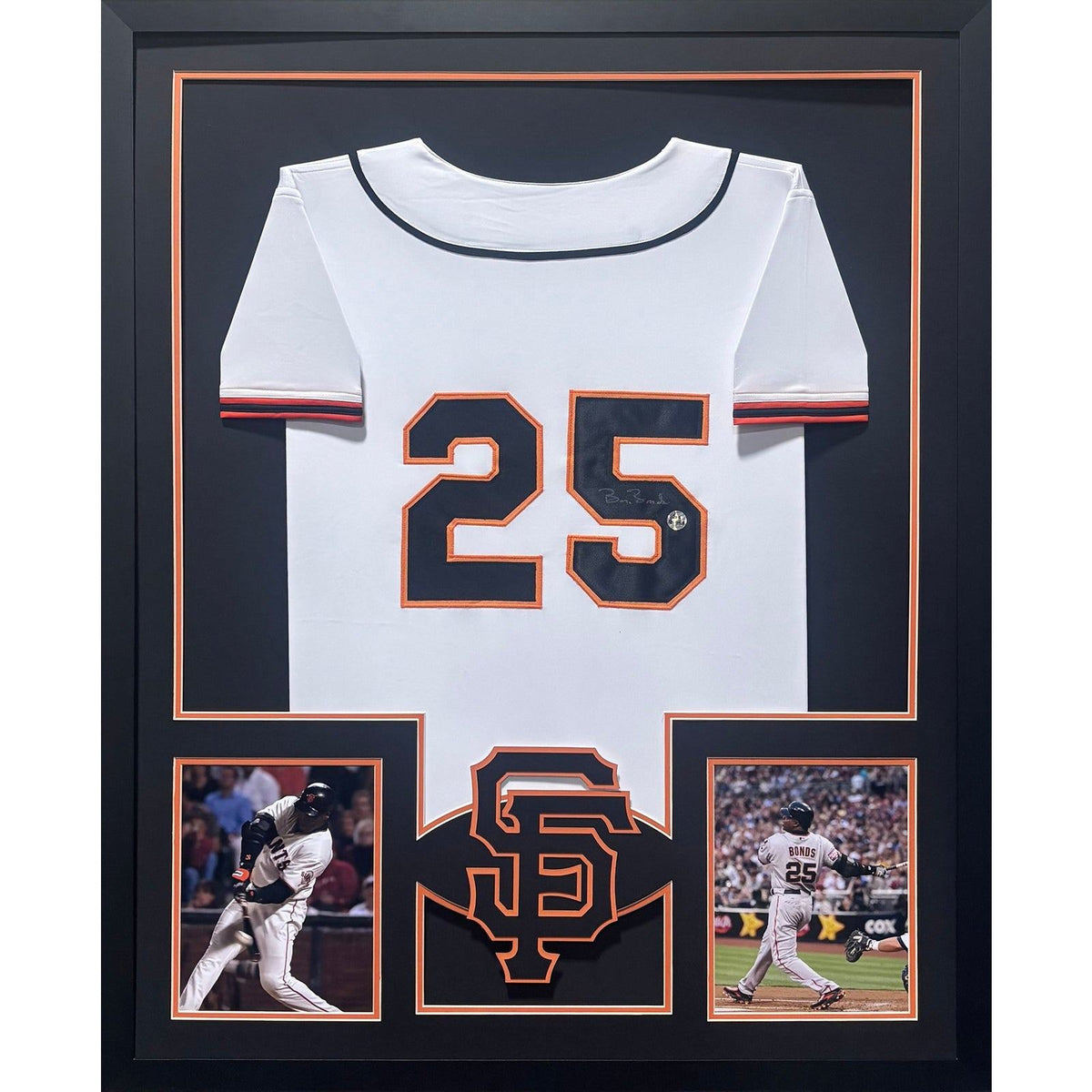 Barry Bonds Framed Signed Jersey Autographed San Fran Giants Bonds COA