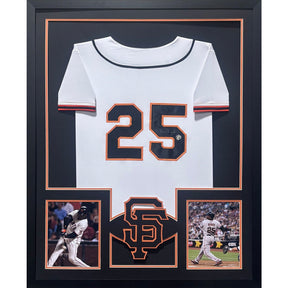 Barry Bonds Framed Signed Jersey Autographed San Fran Giants Bonds COA