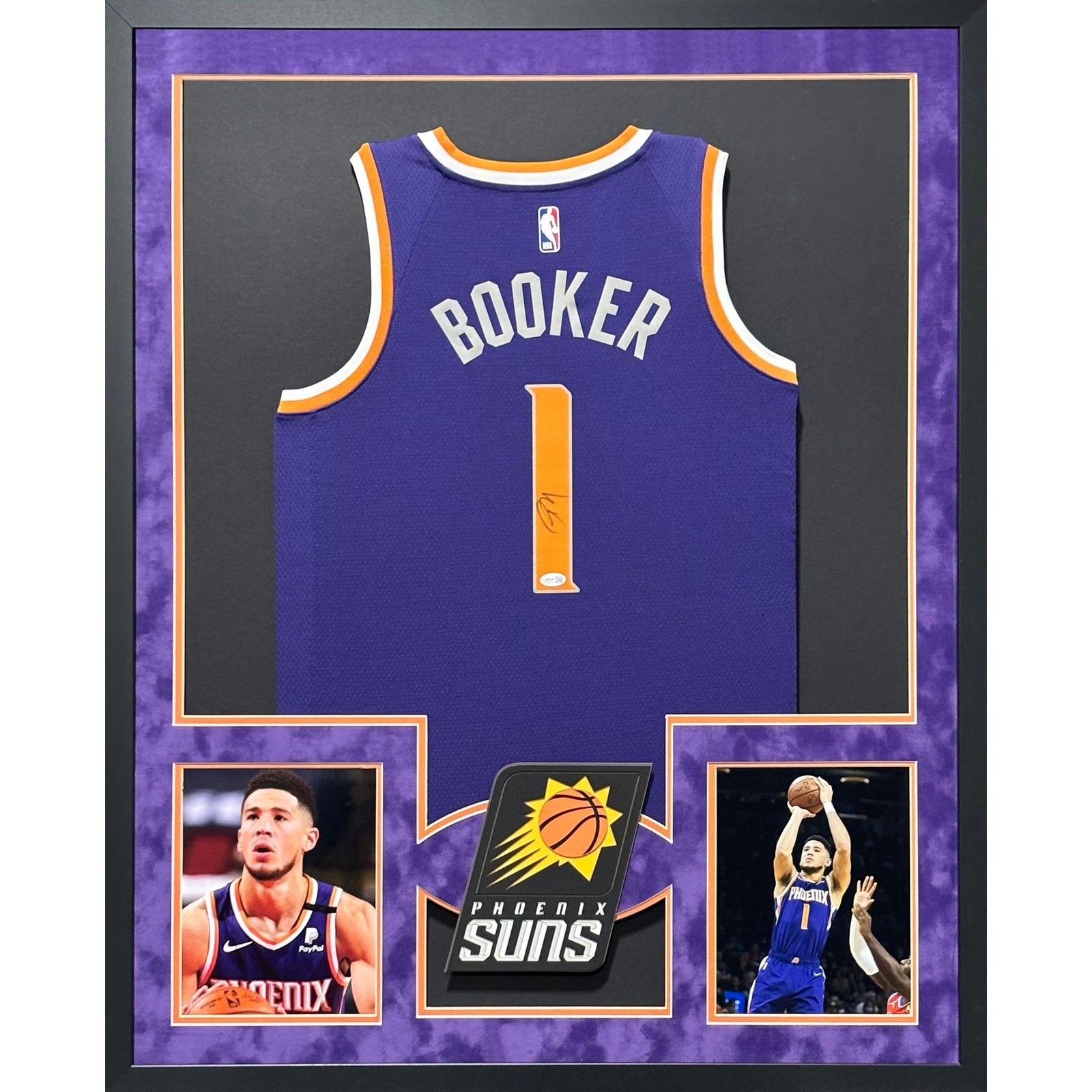 Devin Booker Framed Jersey JSA Autographed Signed Phoenix Suns