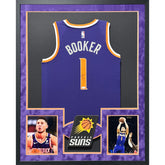 Devin Booker Framed Jersey JSA Autographed Signed Phoenix Suns